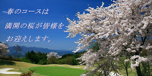 桜のキレイなゴルフ場・赤城ゴルフ倶楽部